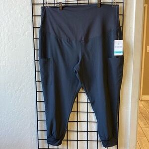 MedCouture maternity scrub joggers - pewter